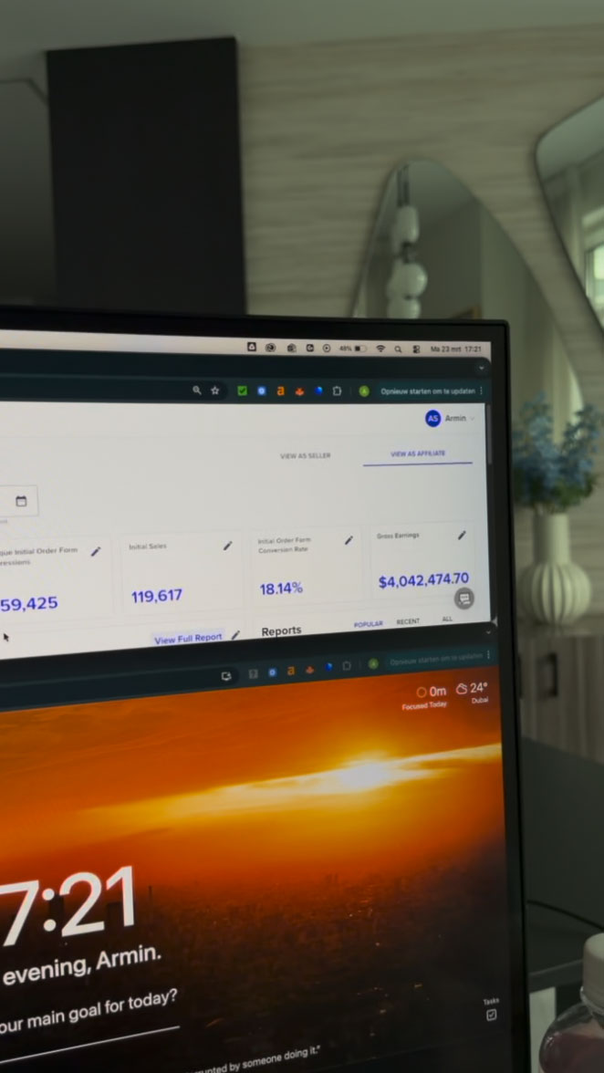 $4M monthly revenue dashboard